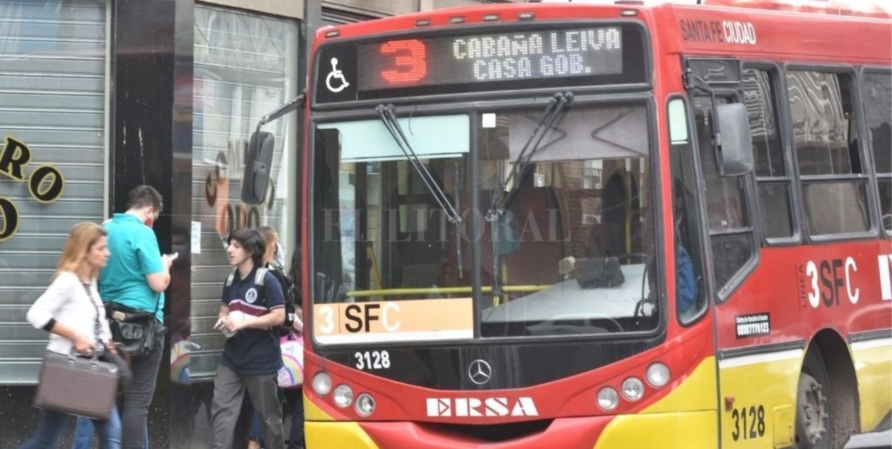 Tres líneas de colectivos cambiarán su recorrido en la ciudad de Santa Fe