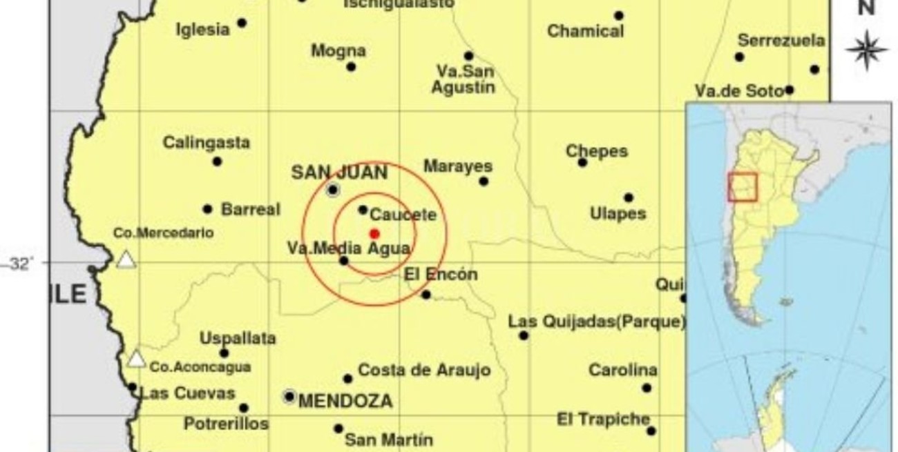 Un sismo se hizo sentir en parte de la región de Cuyo