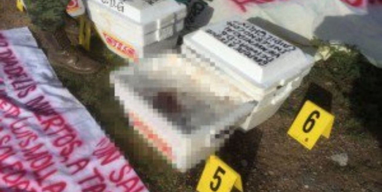 Reportan dos cabezas humanas en parada de autobús en Zacatecas