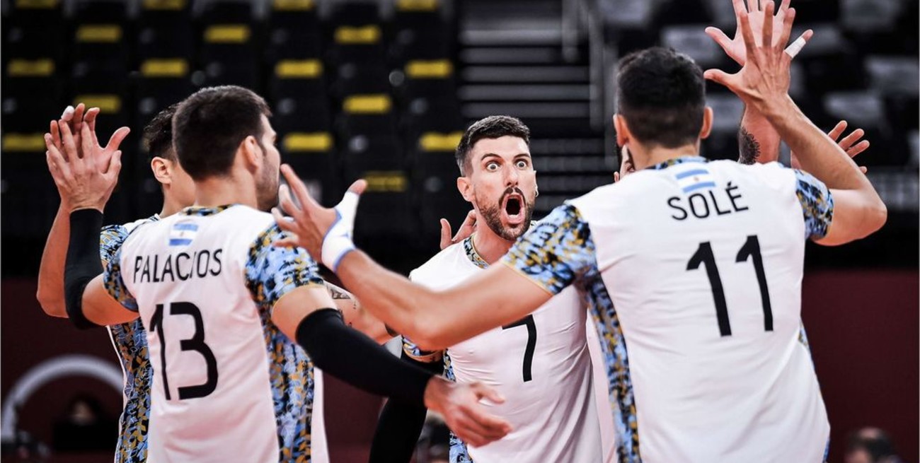 Vóley: Argentina derrotó a Francia y sumó su primera victoria