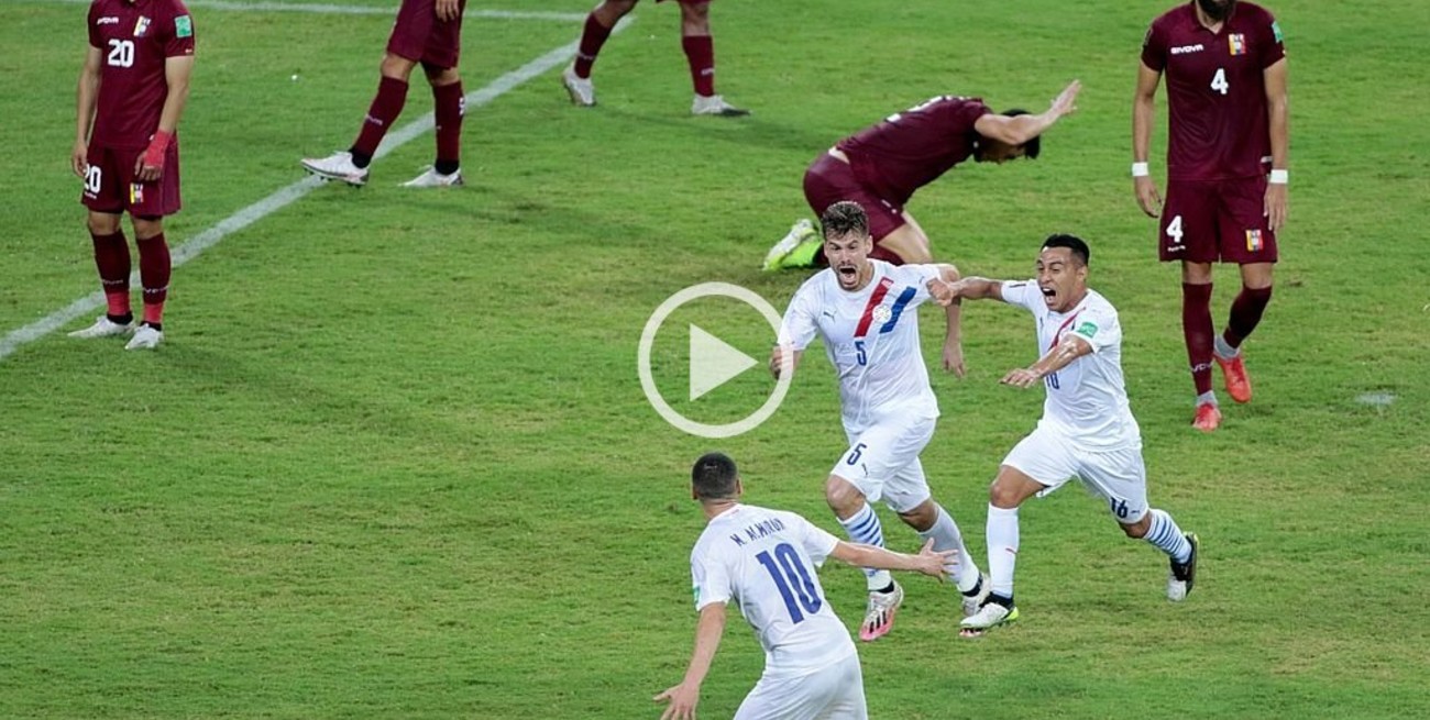 Con el VAR como protagonista, Paraguay venció a Venezuela