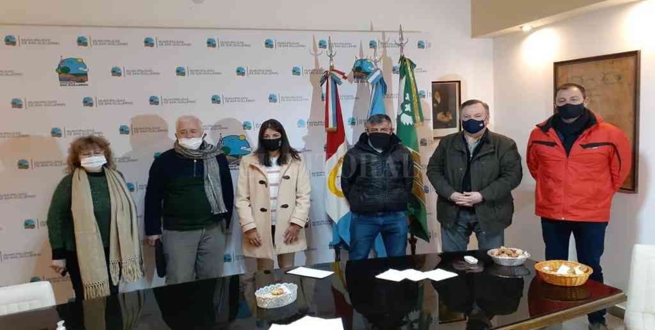 Michlig y la intendenta López recorrieron obras y visitaron instituciones de San Guillermo