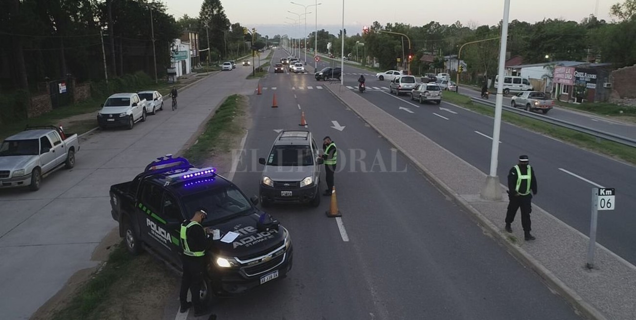 85 positivos de alcoholemia en Ruta 1