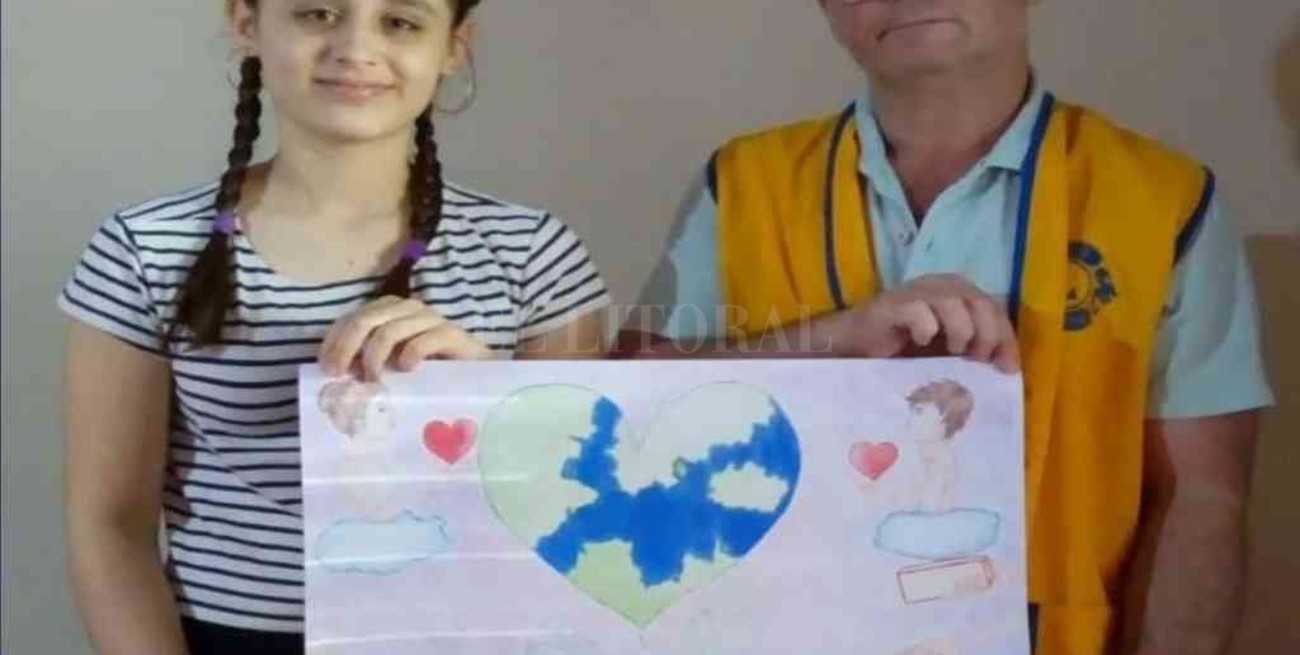 Stefania Coronel ganadora del Concurso Internacional "Cartel de la Paz 2020"