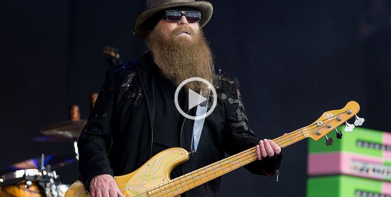Falleció Dusty Hill, legendario bajista de ZZ Top