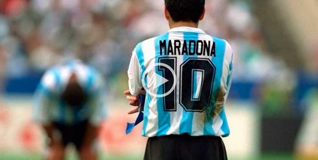 Video: los 34 goles de Maradona en la Selección Argentina
