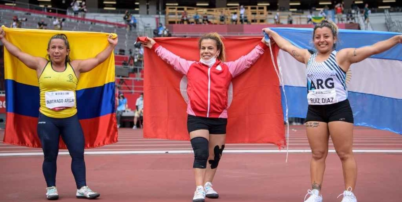 Juegos Paralímpicos: la entrerriana Antonella Ruíz Díaz ganó el bronce en lanzamiento de bala F41 