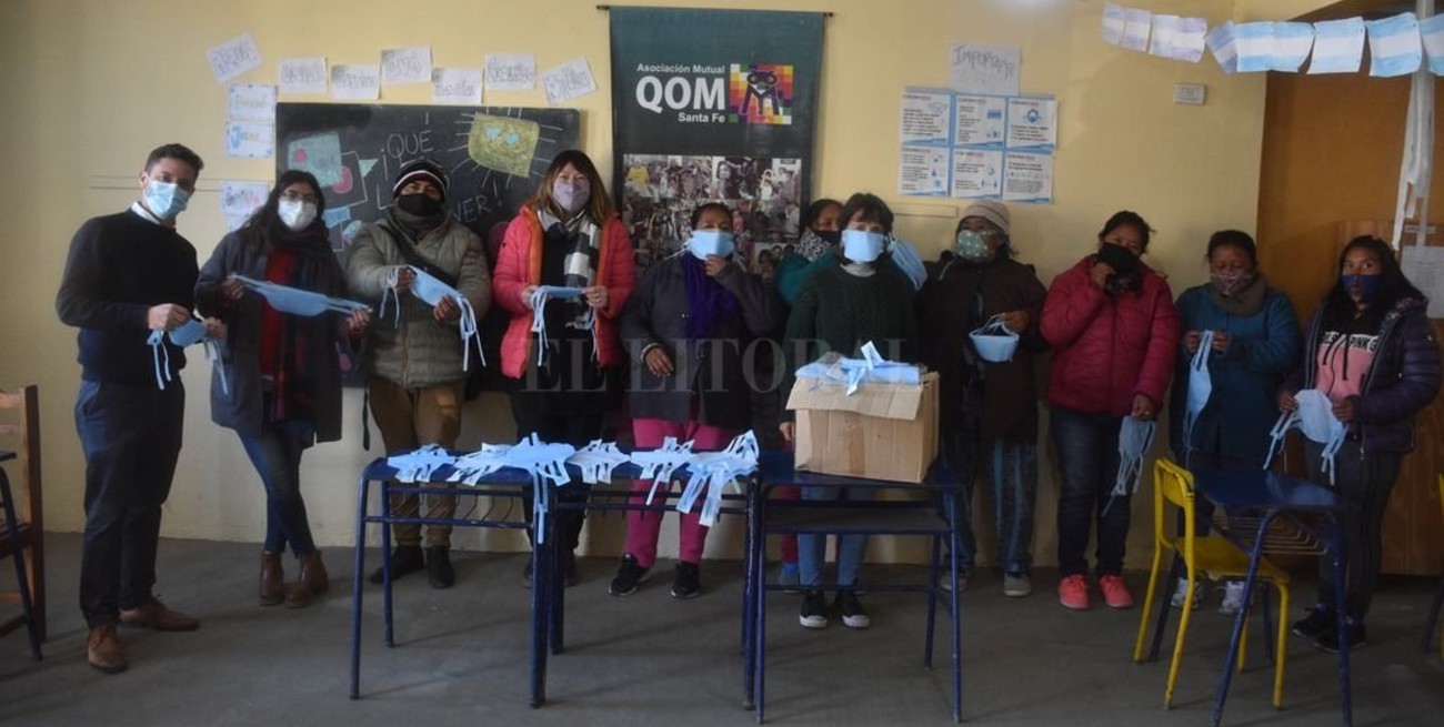 El Fondo Solidario de Empresarios por Santa Fe, junto a Juan Nepote, donaron barbijos descartables
