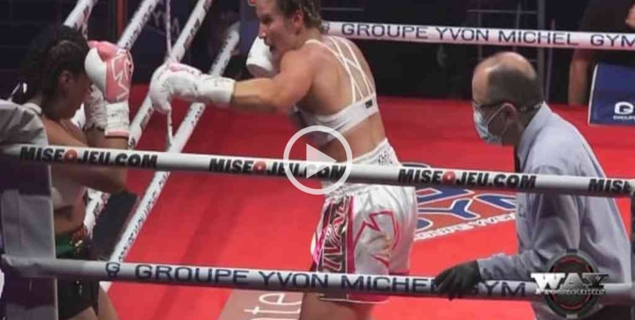 Video: una boxeadora quedó en estado crítico tras un brutal nocaut