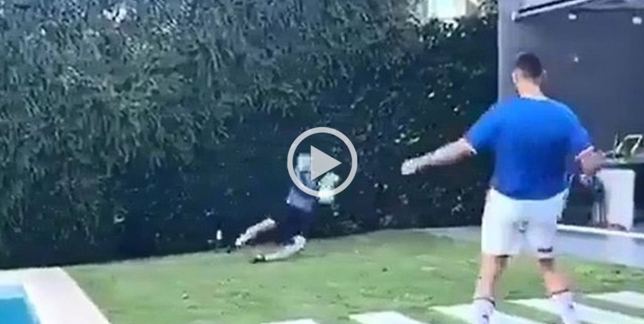 Video: por el Día del Arquero, Goycochea recreó el penal atajado a Italia en el Mudnial 90