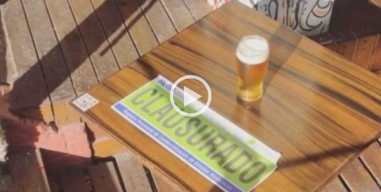 Polémica clausura de un bar en Mar del Plata: vendían cerveza en vasos más grandes que lo permitido