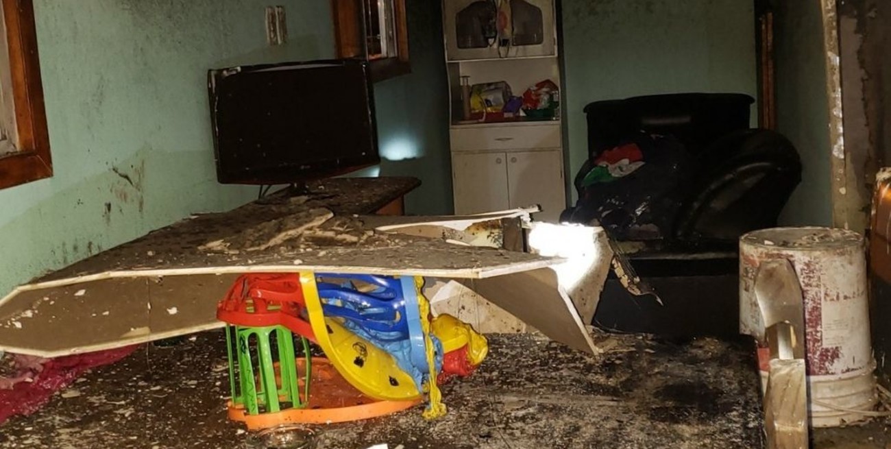 Una mujer y dos de sus hijos resultaron heridos tras un incendio en Córdoba