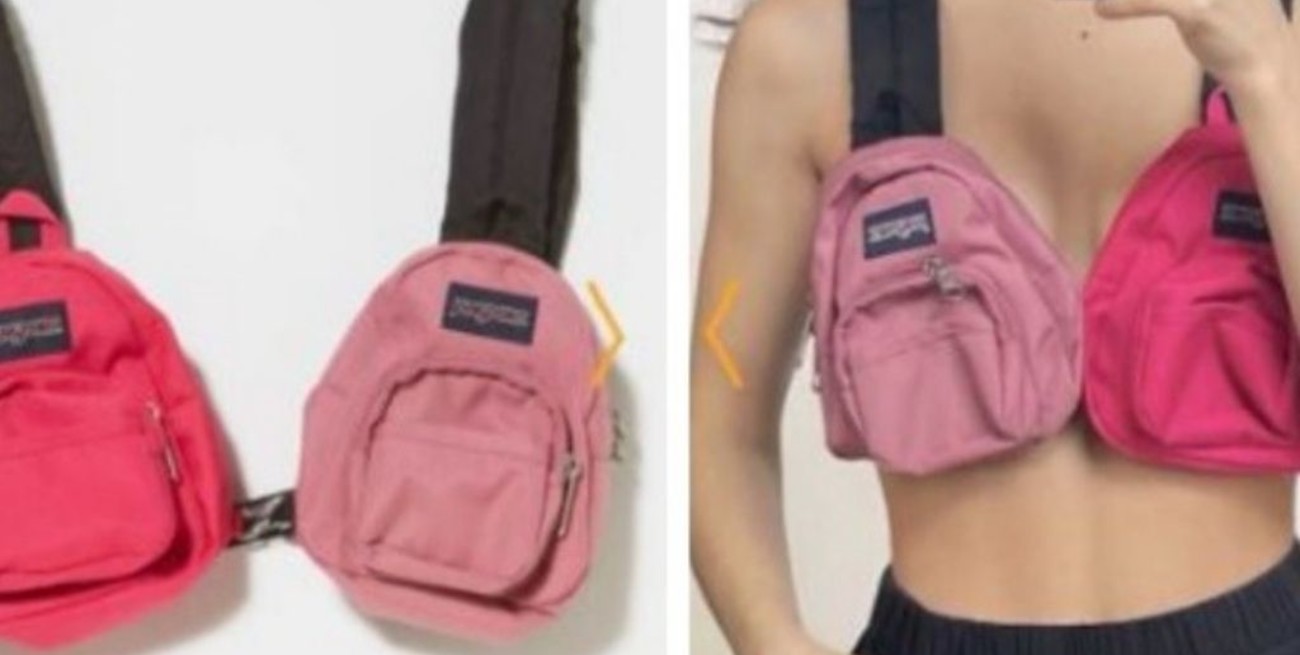 Corpiño mochila: la moda que es furor