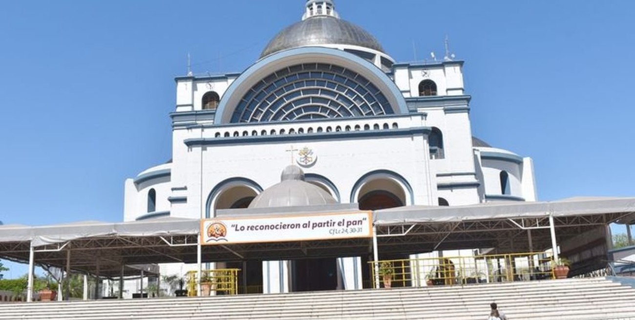 Las misas por la festividad de Caacupé serán sin fieles y a puertas cerradas