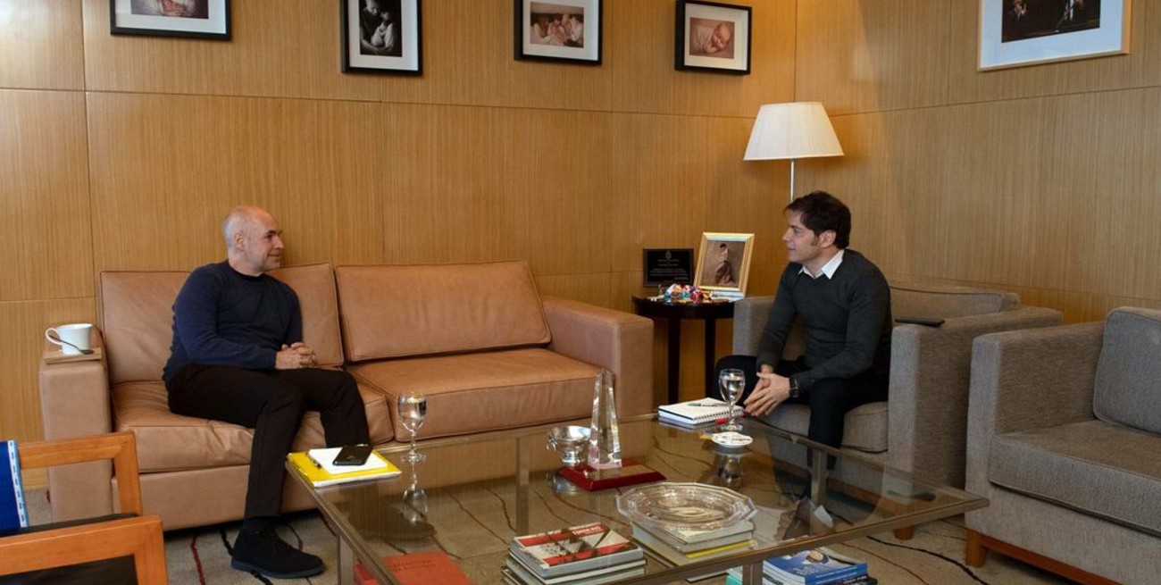 Kicillof y Larreta acuerdan "seguir observando datos" del coronavirus para "tomar una decisión"