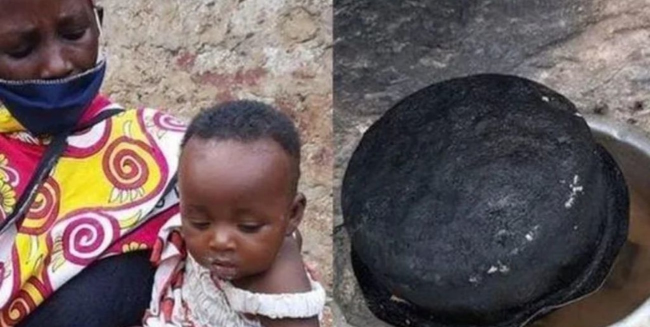 Kenia: una madre finge hervir piedras como alimento para sus ocho hijos