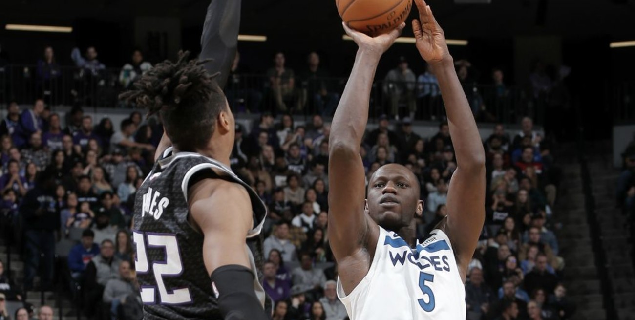 Minnesota Timberwolves le ganó a Sacramento Kings y cortó una racha de 11 derrotas