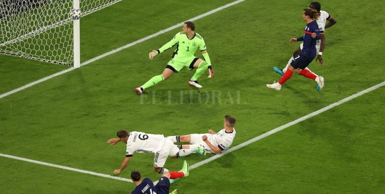 Francia impuso su jerarquía y venció a Alemania por 1 a 0