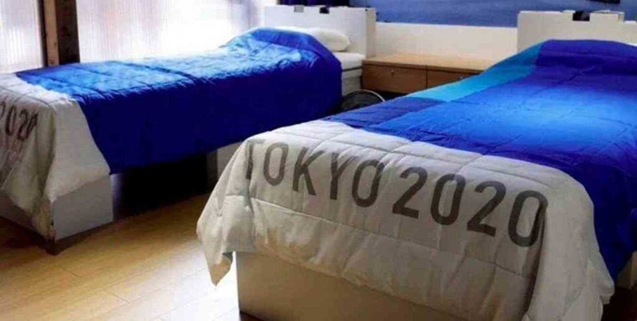 Así son las camas "anti sexo" que se usarán en los Juegos Olímpicos de Tokio