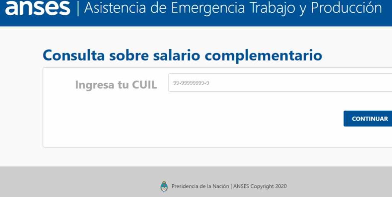 Anses habilitó consulta online para el programa ATP