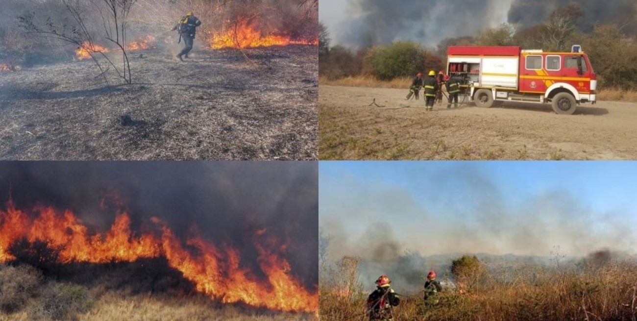 Más de 620 intervenciones por incendios forestales en Salta entre junio y septiembre