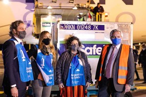 Gentileza Fernández junto a Vizzotti, Cafiero y Nicolini