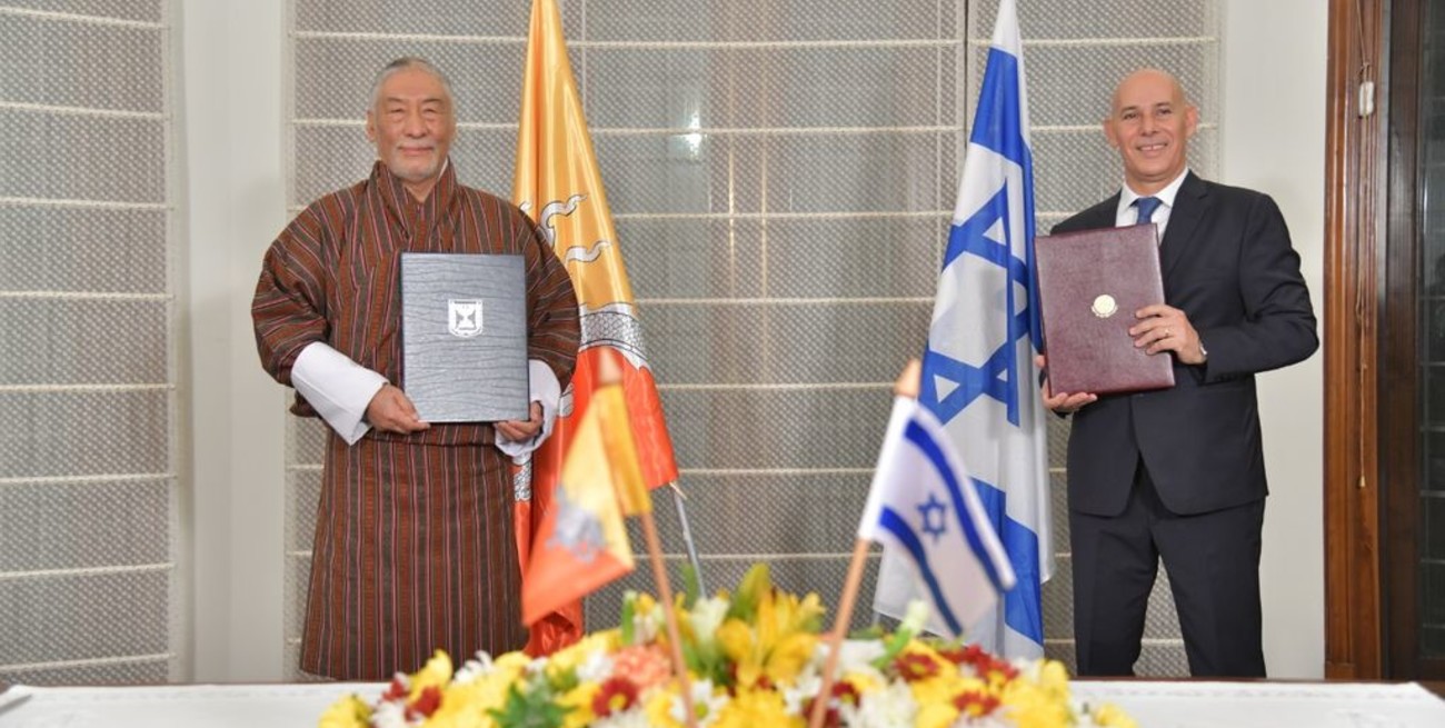 Israel anunció que inició relaciones diplomáticas con Bután