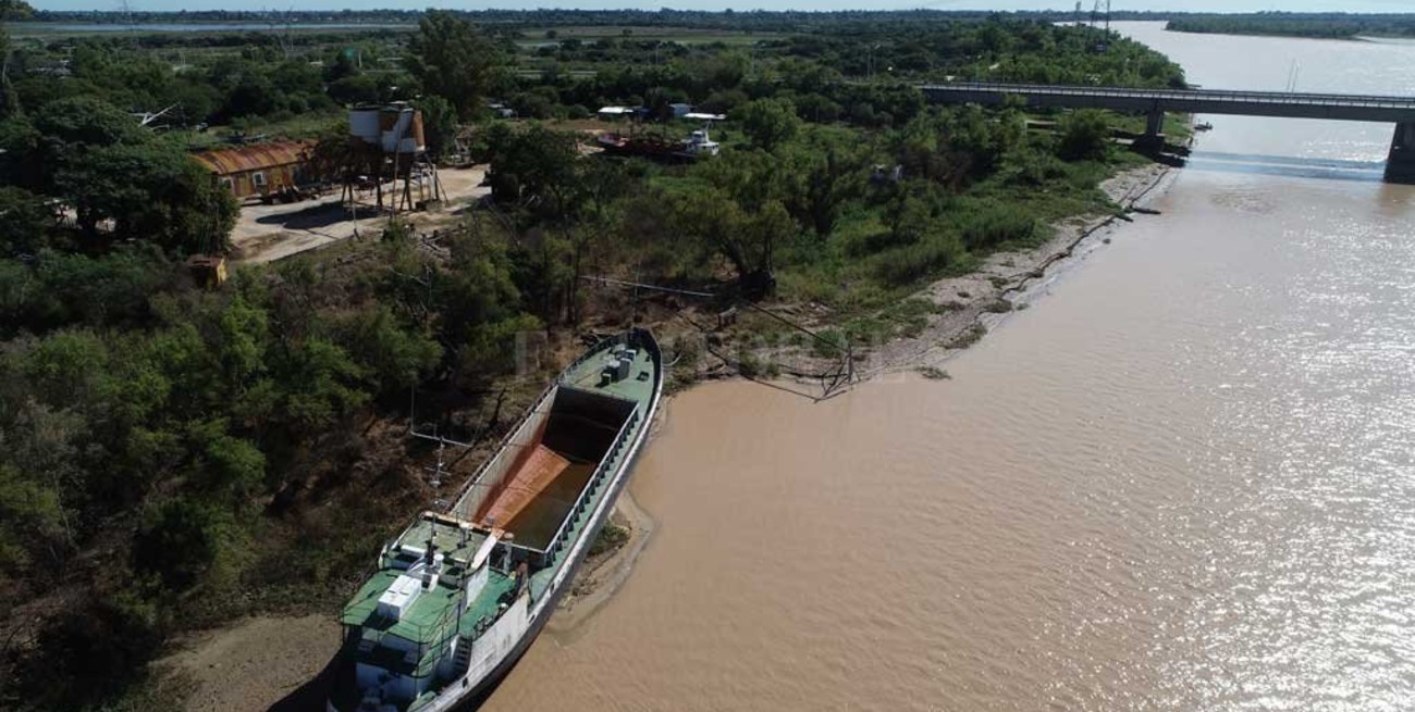 El Río Paraná ya está por debajo del metro en Santa Fe
