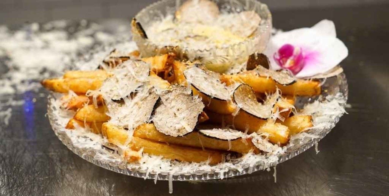 Las papas fritas más caras del mundo cuestan u$s 200 y tienen oro en polvo