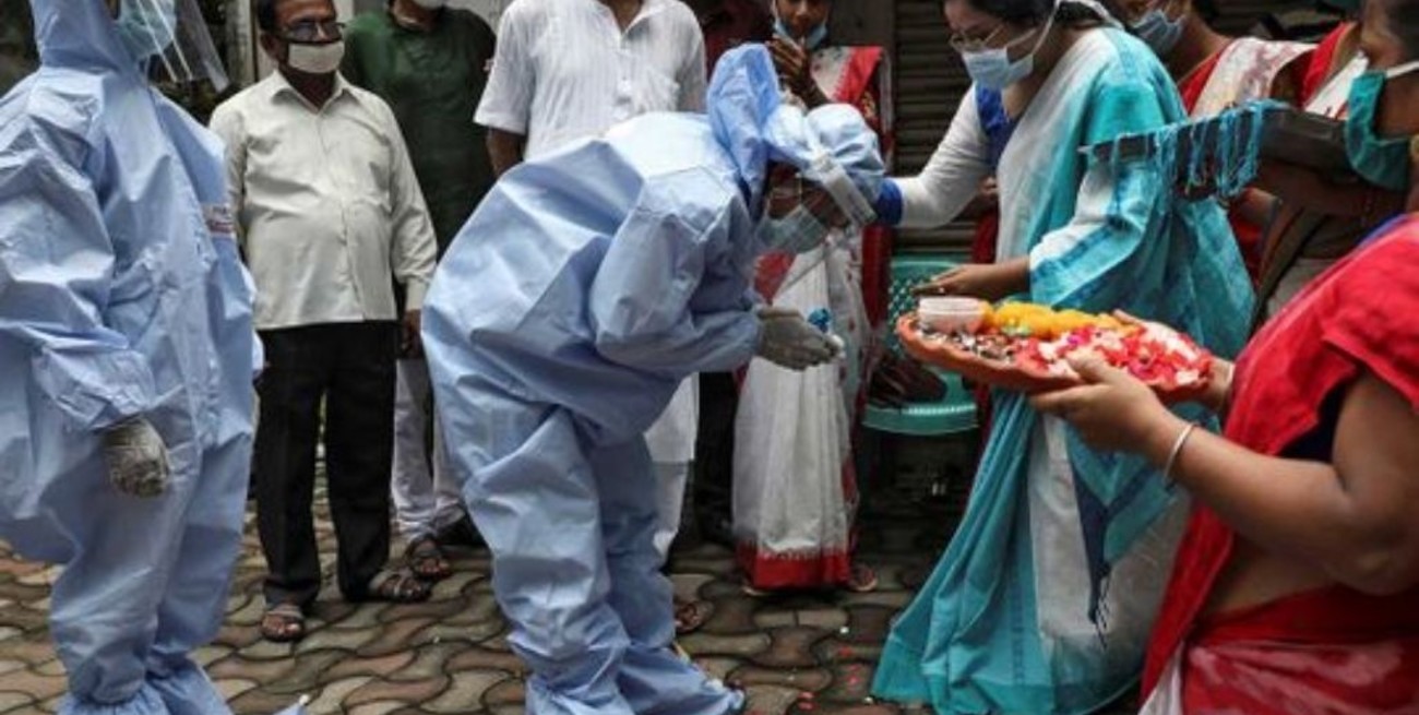 India superó los 2,4 millones de recuperados entre más de 3,1 millones de casos de Covid-19