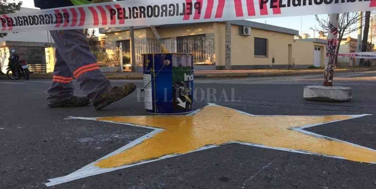 Estrellas amarillas en Rafaela: acciones para concientizar