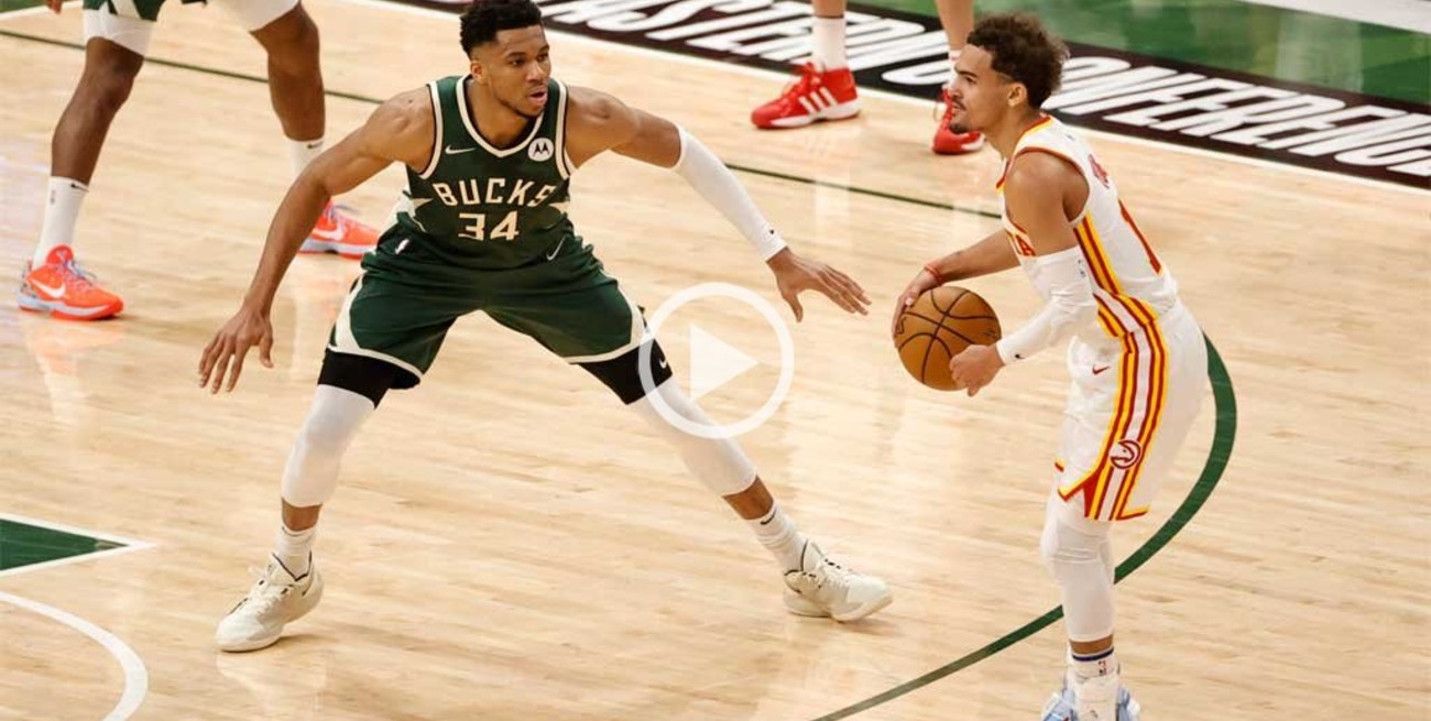 Atlanta Hawks arrancó ganando la final del Este ante Milwaukee Bucks