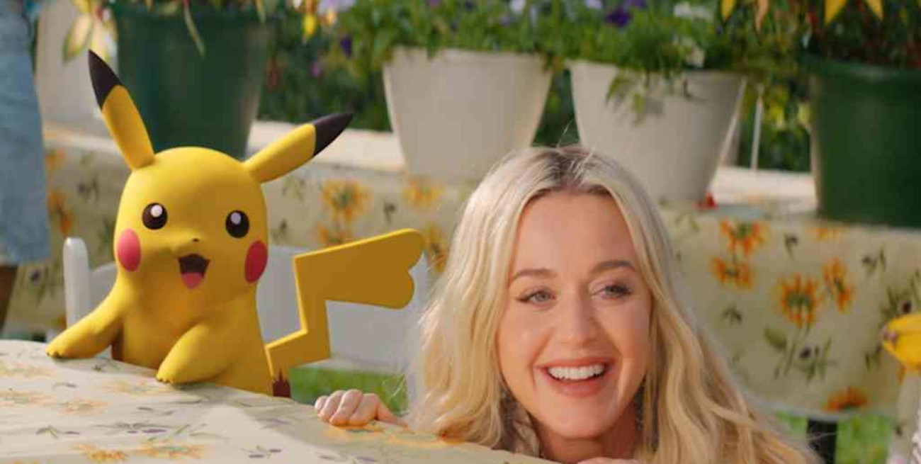 Katy Perry presentó "Electric", su nuevo tema musical junto a Pikachu