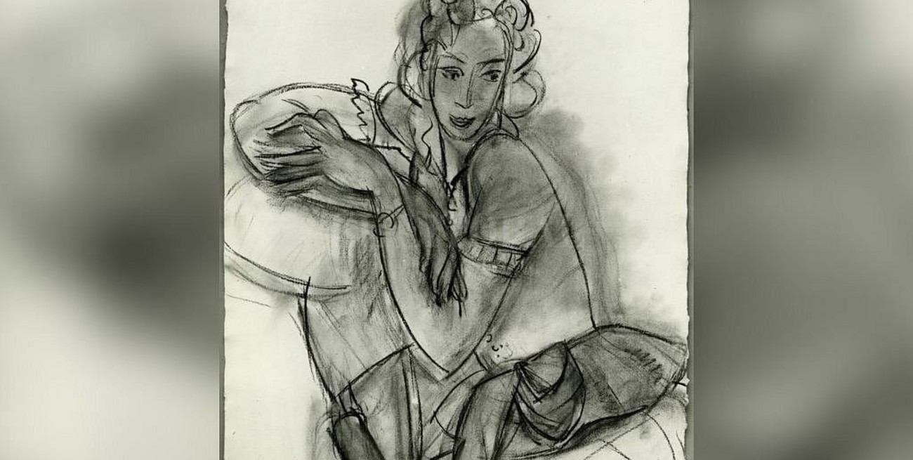 Vendieron un dibujo de Matisse que durante años permaneció olvidado sobre un armario