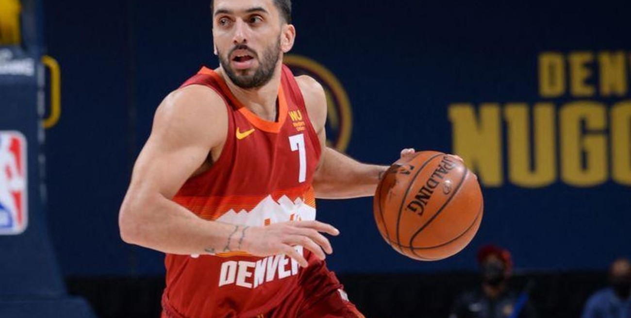 Campazzo tuvo una gran actuación en el triunfo de los Nuggets en los playoffs de la NBA