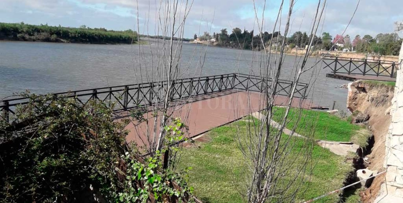 Preocupación en Sauce Viejo por nuevos desmoronamientos: "Está en el aire"