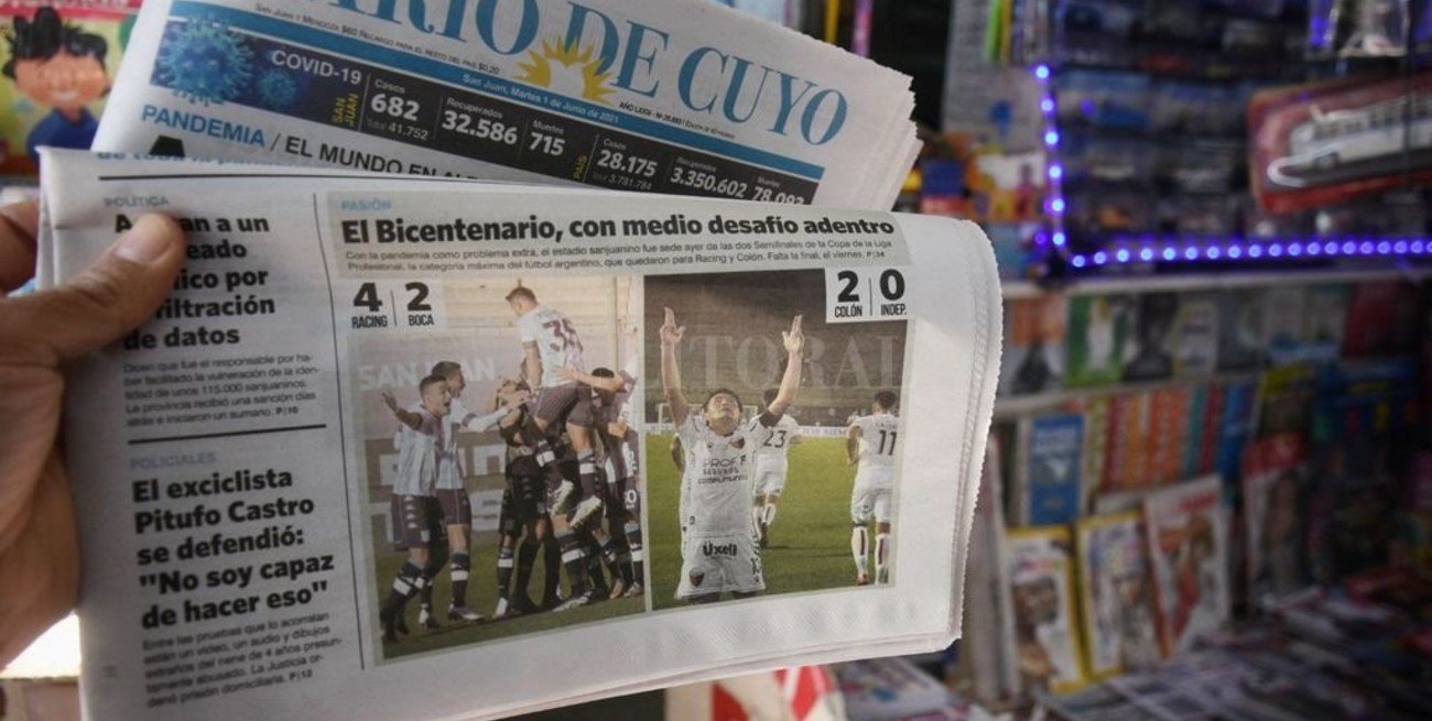 Fotos: así está San Juan a horas de la final entre Colón y Racing