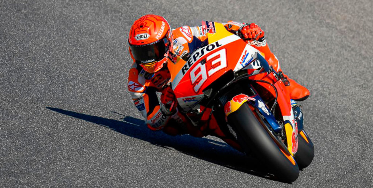 Video: fuerte caída de Marc Márquez en MotoGP