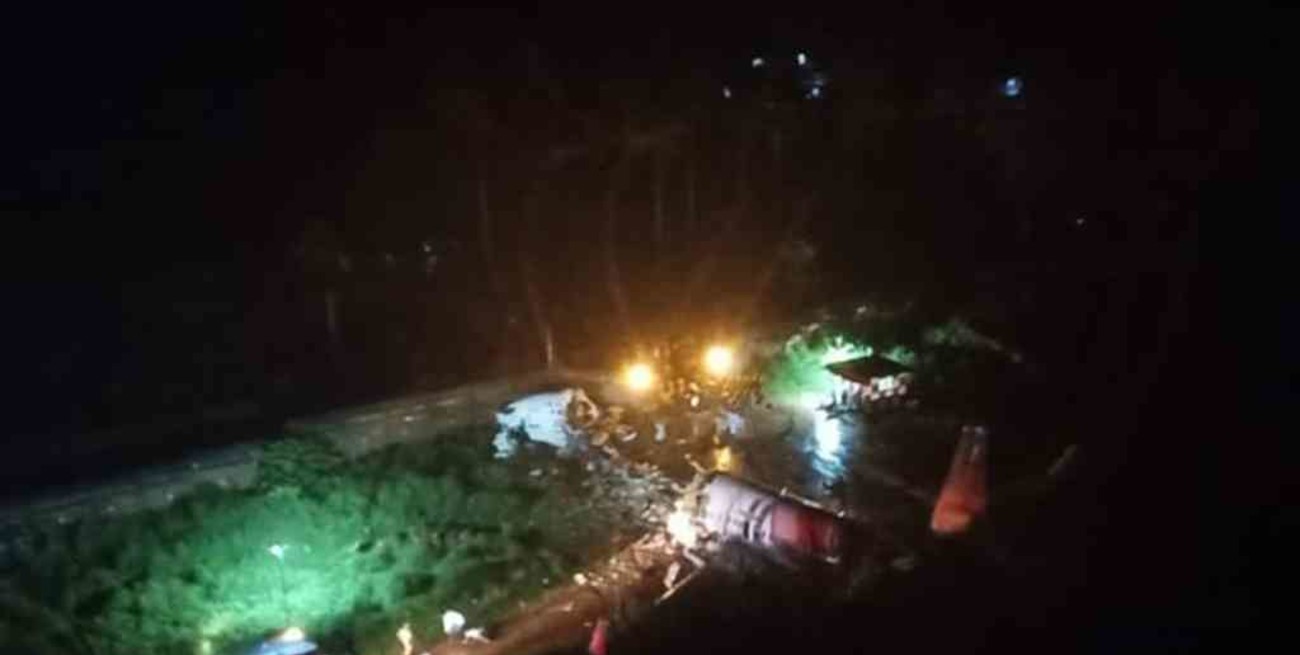 India: se estrelló un avión con más de 190 pasajeros a bordo