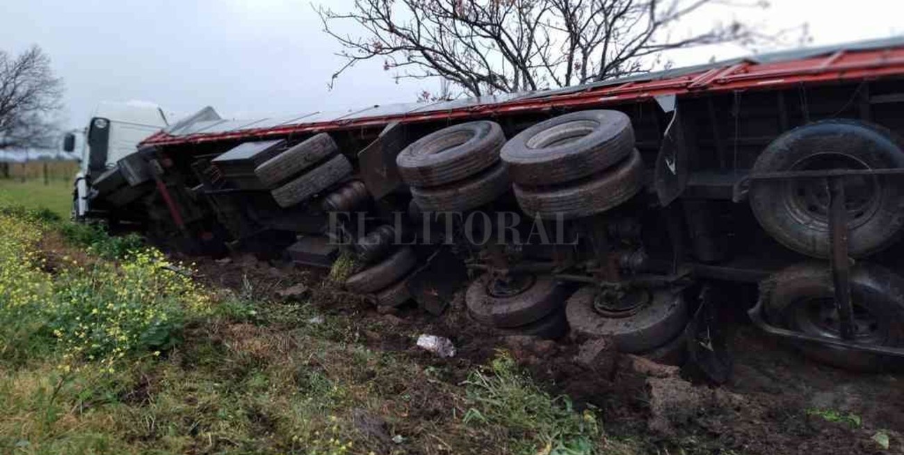 Despiste y vuelco en Franck