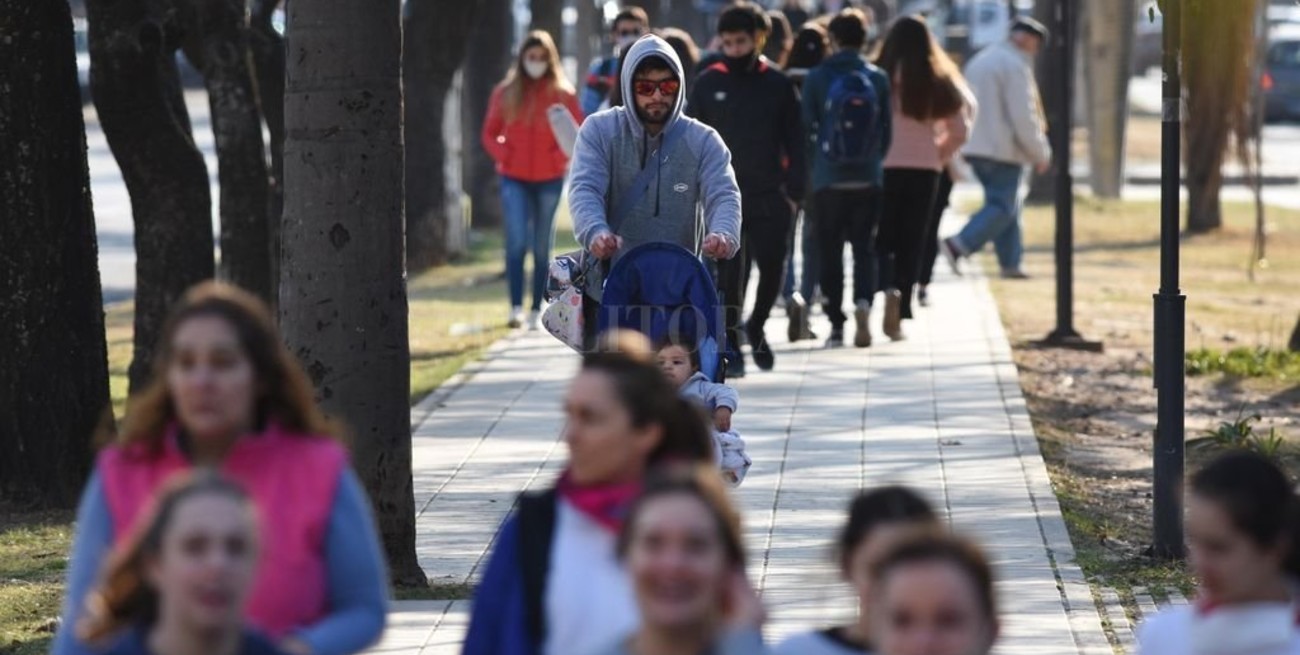 Viernes frío y despejado en la ciudad de Santa Fe