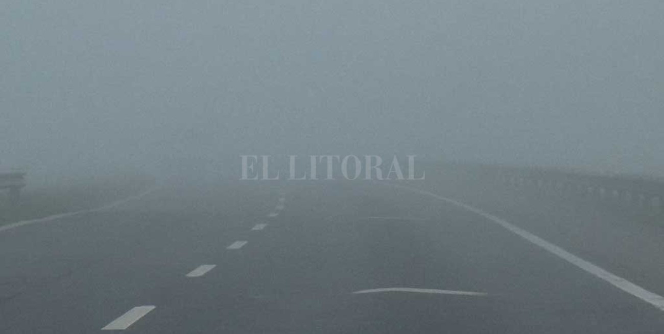 La niebla vuelve a reducir la visibilidad en rutas de Santa Fe