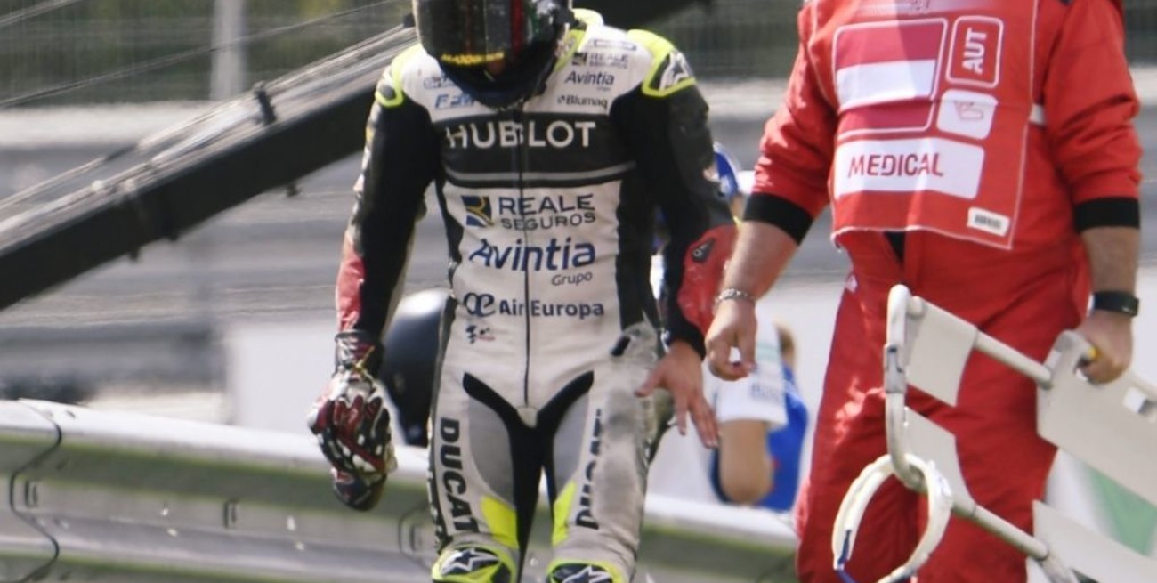 Johann Zarco será operado en Italia tras su accidente del domingo