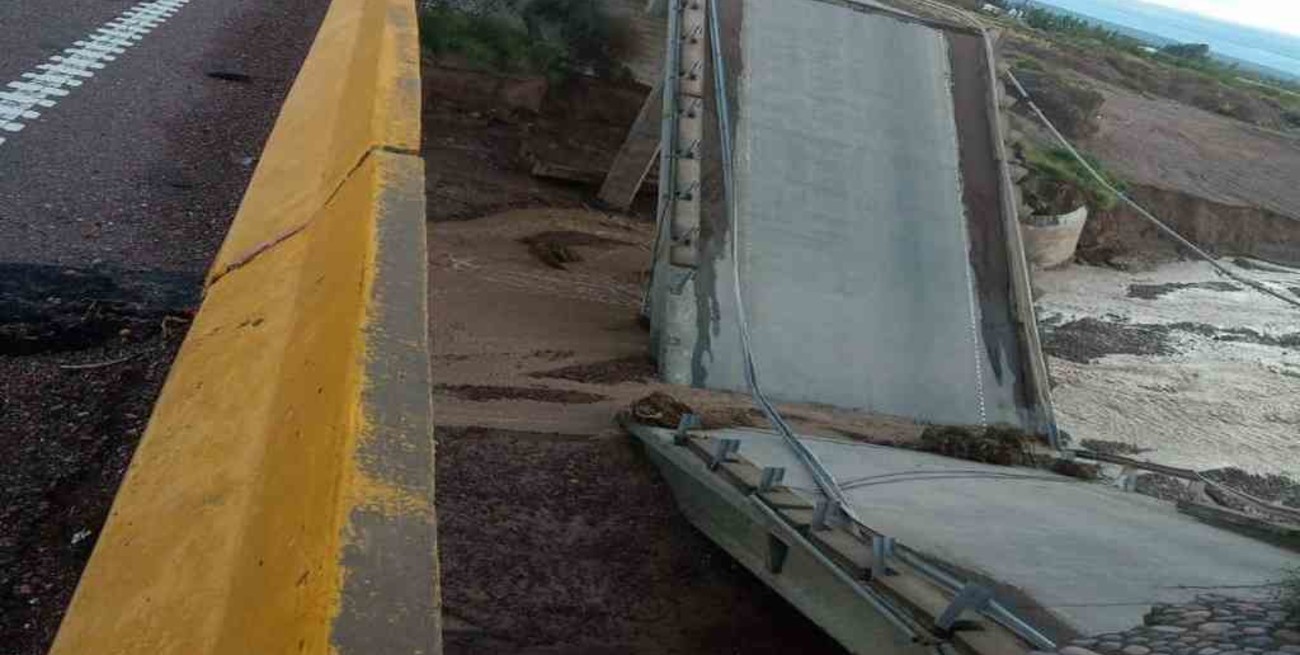 Tras la caída de un puente, el Gobierno nacional declaró la emergencia vial en la ruta 40