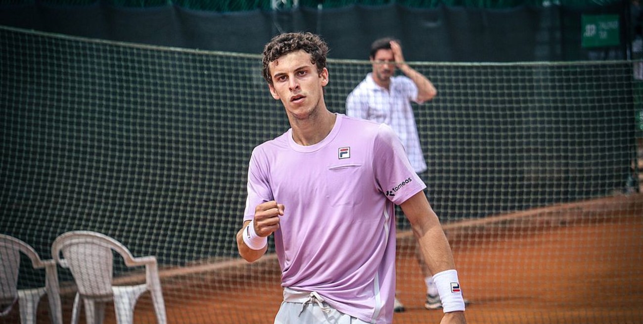 Juan Manuel Cerúndolo pasó a los cuartos de final del Challenger de Roma