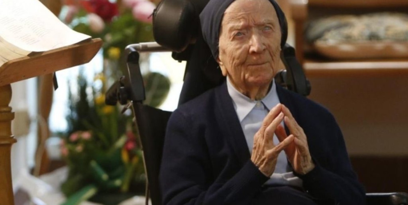 Una monja francesa de 117 años asombra al mundo tras vencer al coronavirus