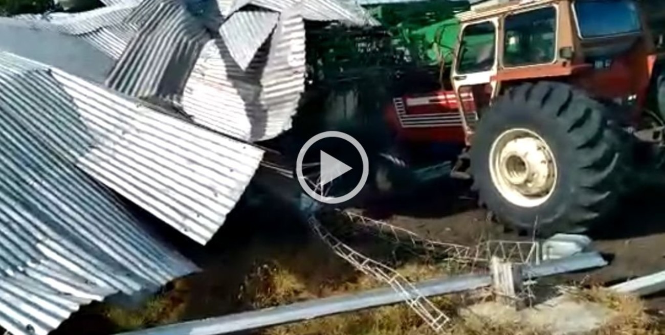Viento, agua y piedra en el norte: en el campo, la peor parte se la llevaron las instalaciones