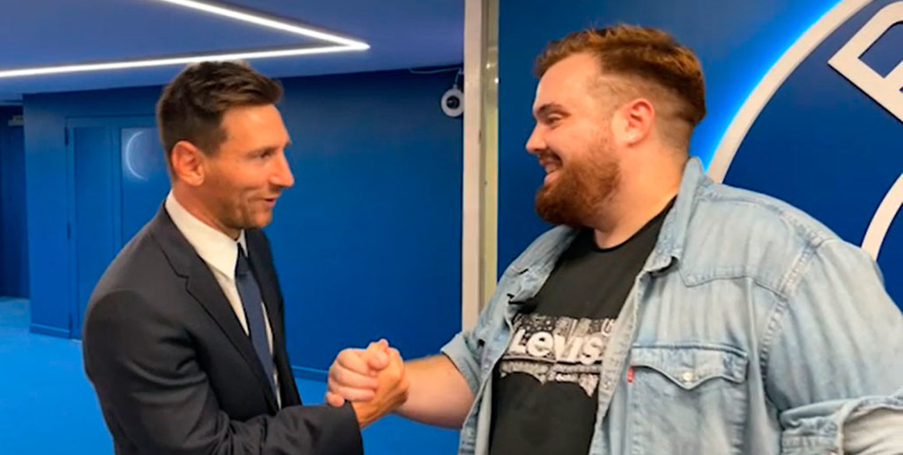 Messi, tras su presentación en el PSG, charló con el famoso streamer Ibai 