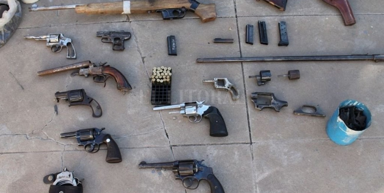 Importante secuestro de armas de fuego