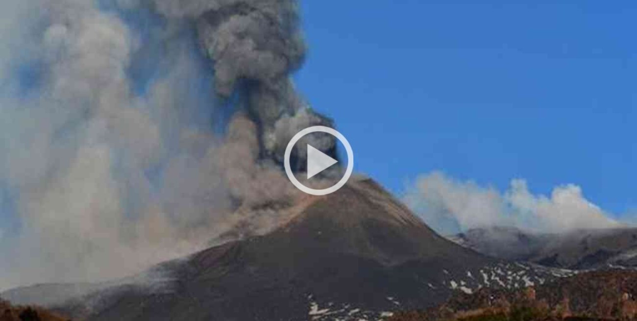 Se registra una nueva erupción también en el volcán Etna